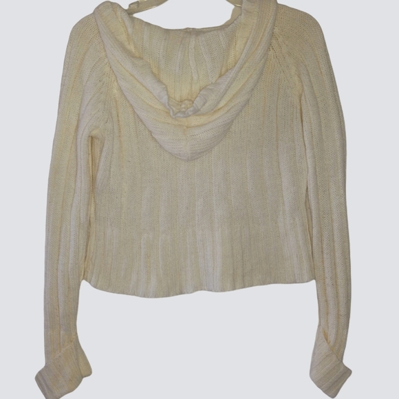 No Boundaries Junior sz m hooded crop sweater RN# 73352 - Picture 2 of 6